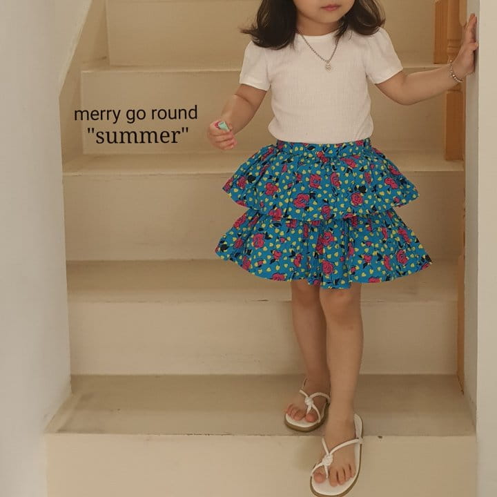 MERRY GO ROUND - Korean Children Fashion - #Kfashion4kids - Rorita Can Can Skirt - 4