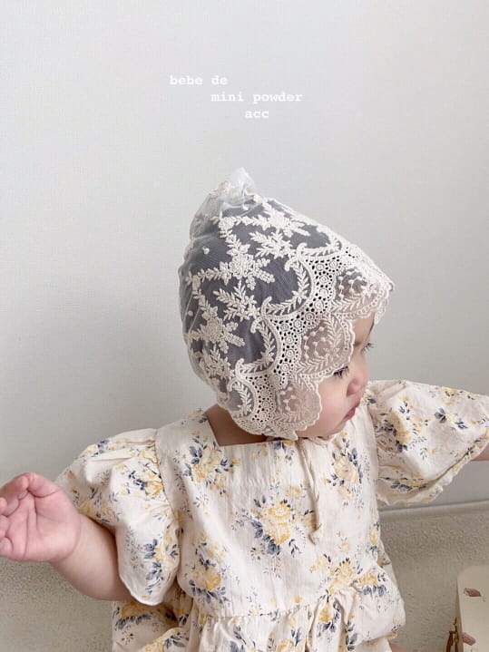 MINI POWDER - Korean Children Fashion - #Kfashion4kids - Mesh Bonnet - 3