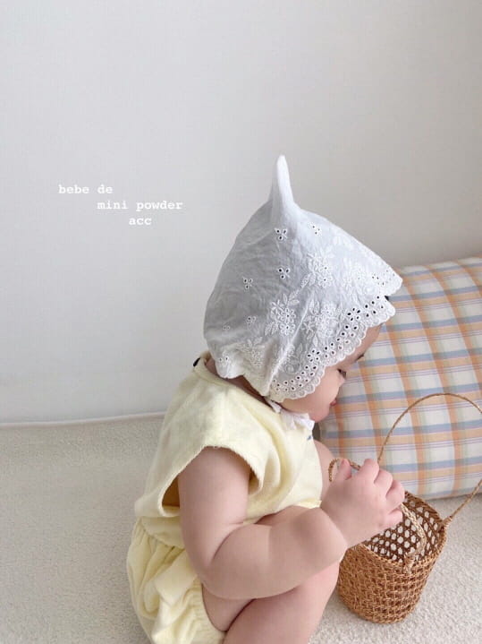 MINI POWDER - Korean Children Fashion - #Kfashion4kids - Cotton Bonnet - 12