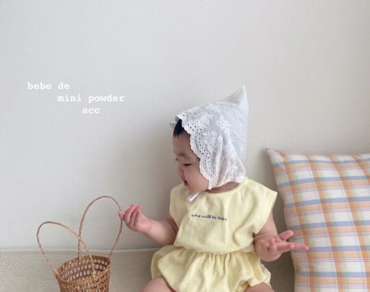 MINI POWDER - Korean Children Fashion - #Kfashion4kids - Cotton Bonnet - 4