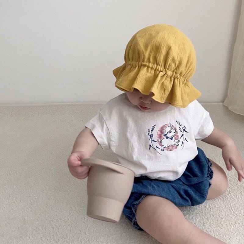 MINI POWDER - Korean Children Fashion - #Kfashion4kids - Both Paint Tee