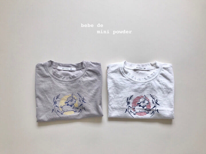 MINI POWDER - Korean Children Fashion - #Kfashion4kids - Both Paint Tee - 10