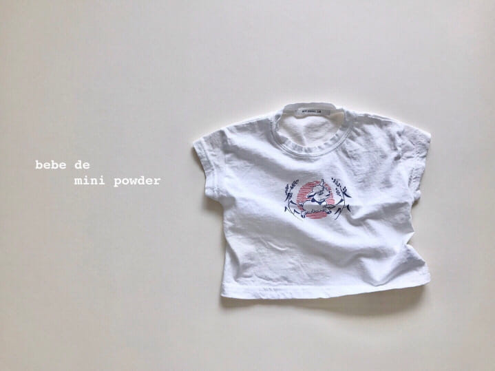MINI POWDER - Korean Children Fashion - #Kfashion4kids - Both Paint Tee - 12