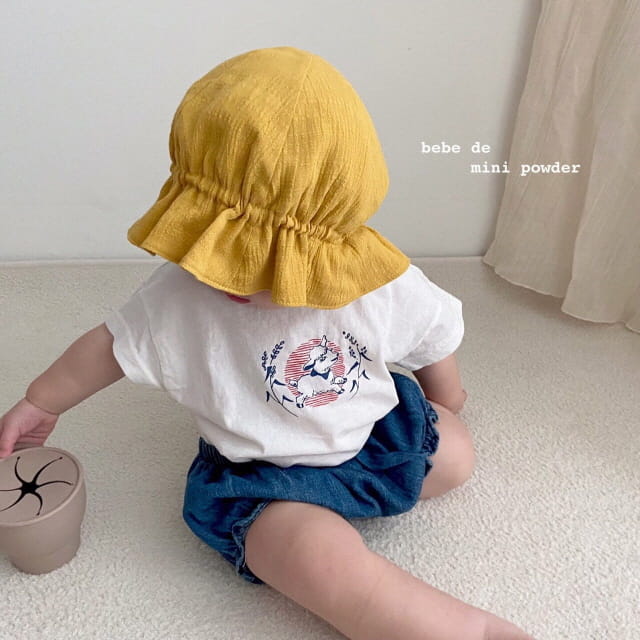 MINI POWDER - Korean Children Fashion - #Kfashion4kids - Both Paint Tee - 4