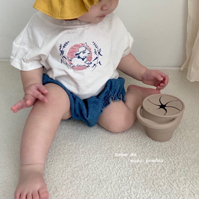MINI POWDER - Korean Children Fashion - #Kfashion4kids - Both Paint Tee - 5