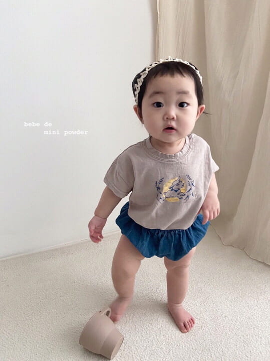 MINI POWDER - Korean Children Fashion - #Kfashion4kids - Both Paint Tee - 6