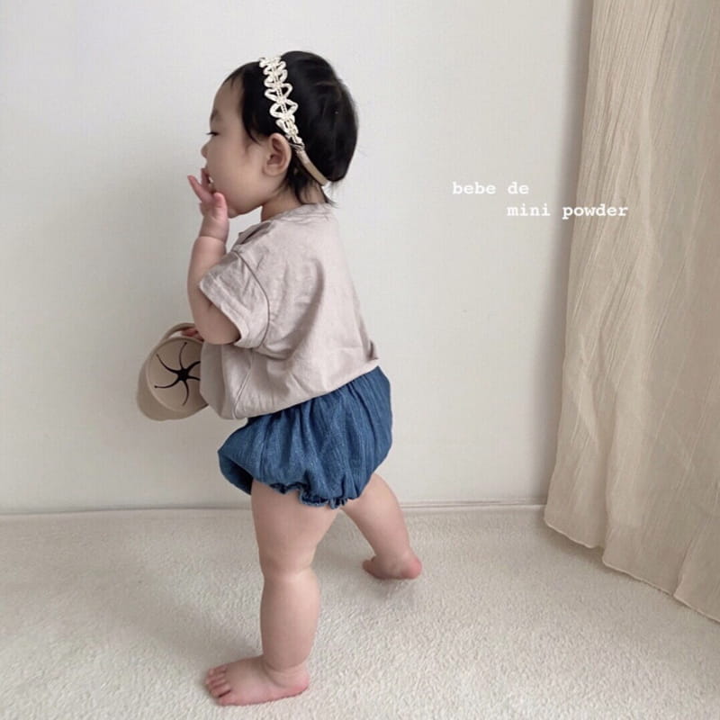 MINI POWDER - Korean Children Fashion - #Kfashion4kids - Denim Bloomers