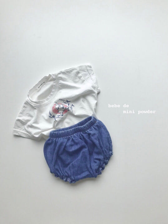 MINI POWDER - Korean Children Fashion - #Kfashion4kids - Denim Bloomers - 10