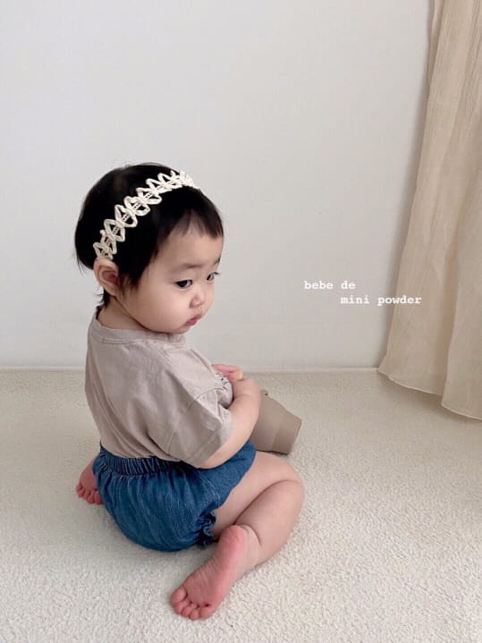 MINI POWDER - Korean Children Fashion - #Kfashion4kids - Denim Bloomers - 7