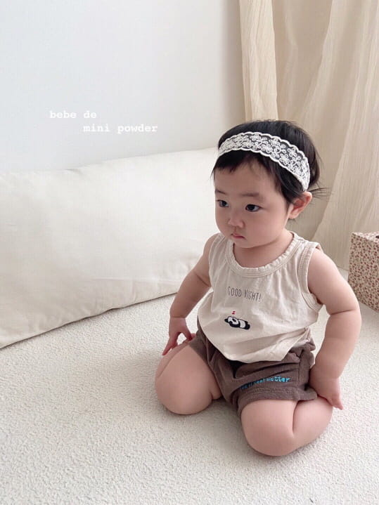 MINI POWDER - Korean Children Fashion - #Kfashion4kids - Panda Sleeveless Tee - 7