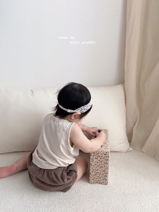 MINI POWDER - Korean Children Fashion - #Kfashion4kids - Panda Sleeveless Tee - 8