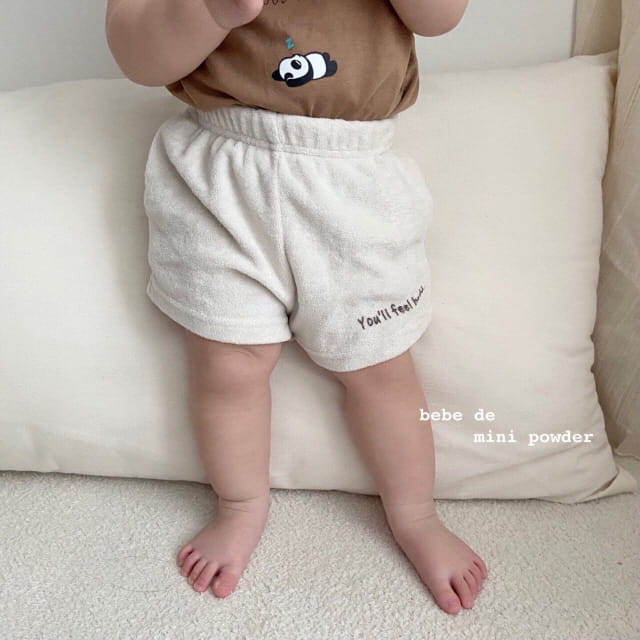 MINI POWDER - Korean Children Fashion - #Kfashion4kids - Lettering Shorts - 12
