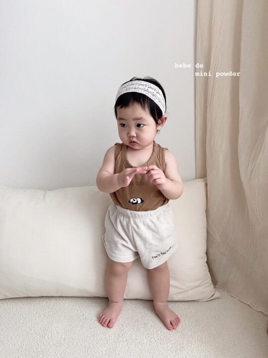 MINI POWDER - Korean Children Fashion - #Kfashion4kids - Lettering Shorts - 3