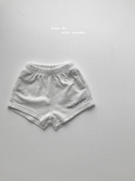 MINI POWDER - Korean Children Fashion - #Kfashion4kids - Lettering Shorts - 4