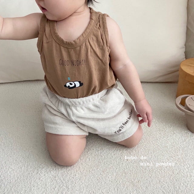 MINI POWDER - Korean Children Fashion - #Kfashion4kids - Lettering Shorts - 5