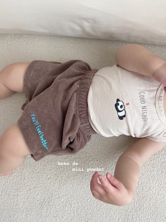 MINI POWDER - Korean Children Fashion - #Kfashion4kids - Lettering Shorts - 6