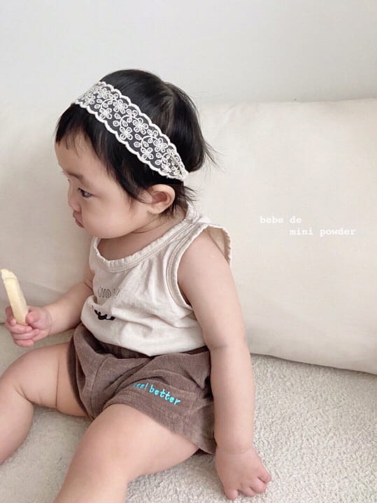 MINI POWDER - Korean Children Fashion - #Kfashion4kids - Lettering Shorts - 9
