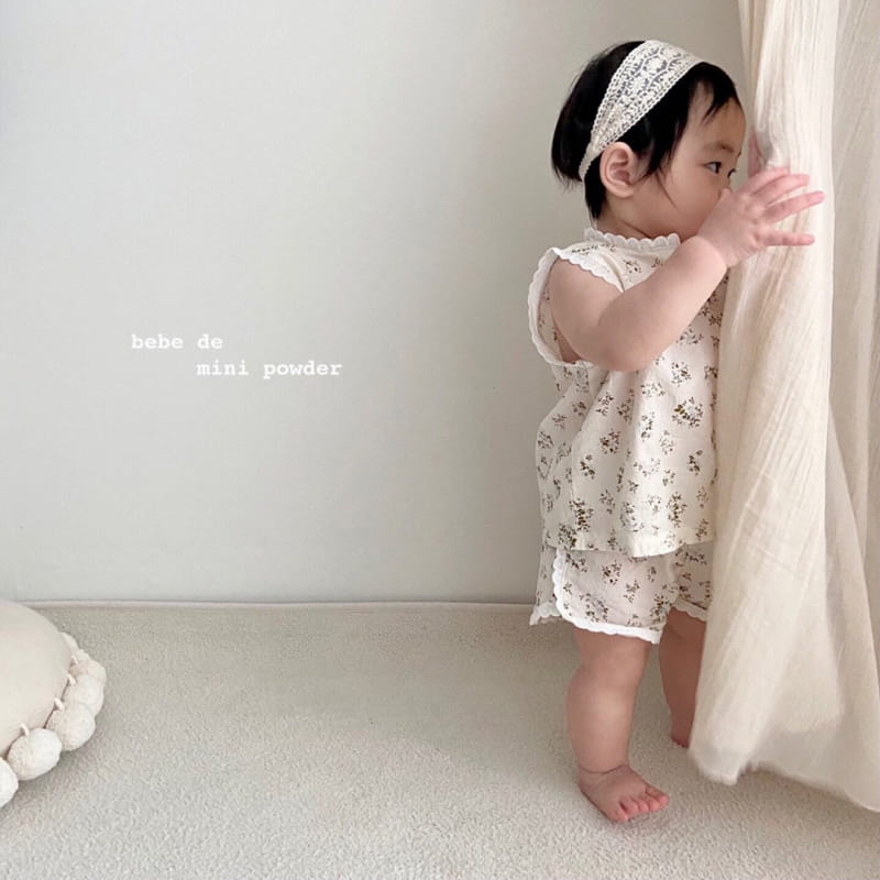 MINI POWDER - Korean Children Fashion - #Kfashion4kids - Lace Frill Top Bottom Set - 11