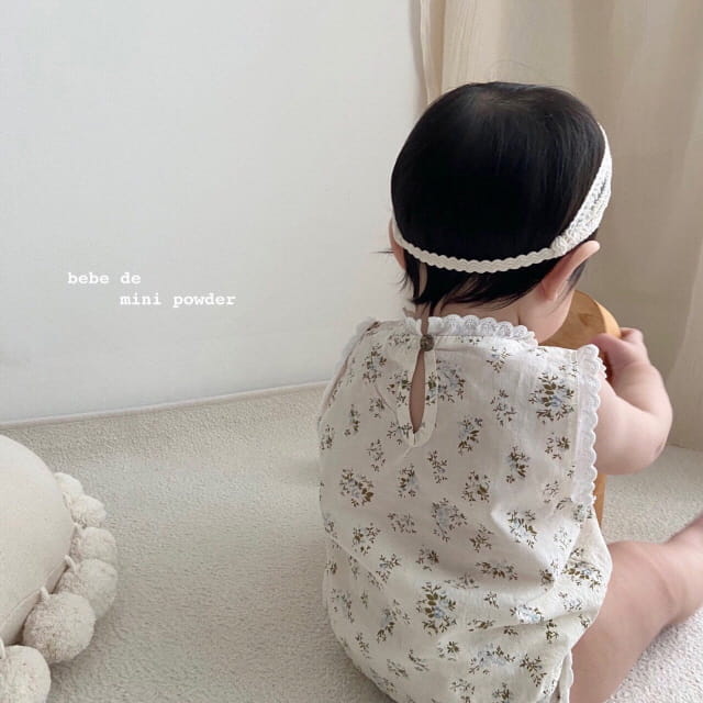 MINI POWDER - Korean Children Fashion - #Kfashion4kids - Lace Frill Top Bottom Set - 3