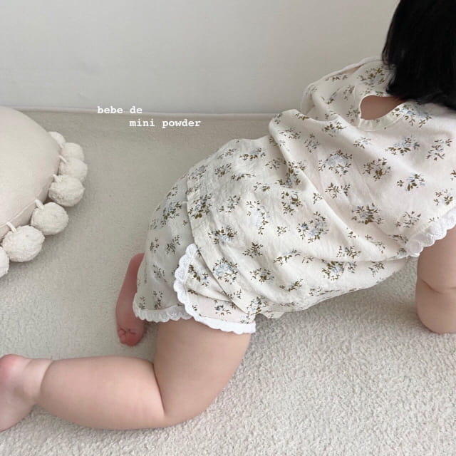 MINI POWDER - Korean Children Fashion - #Kfashion4kids - Lace Frill Top Bottom Set - 5