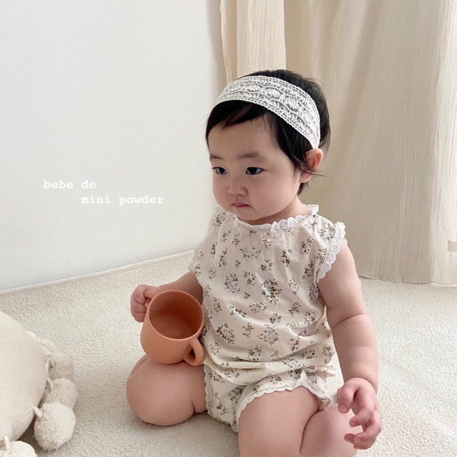 MINI POWDER - Korean Children Fashion - #Kfashion4kids - Lace Frill Top Bottom Set - 7