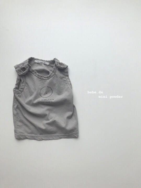 MINI POWDER - Korean Children Fashion - #Kfashion4kids - Cutting Shoulder Botton Tee - 4