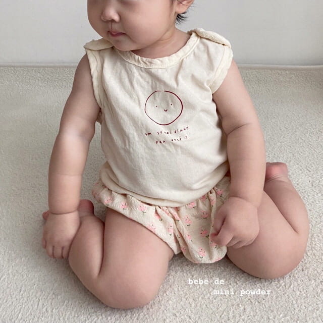 MINI POWDER - Korean Children Fashion - #Kfashion4kids - Cutting Shoulder Botton Tee - 8