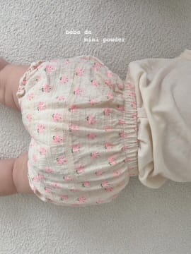 MINI POWDER - Korean Children Fashion - #Kfashion4kids - Floral Bloomers - 3