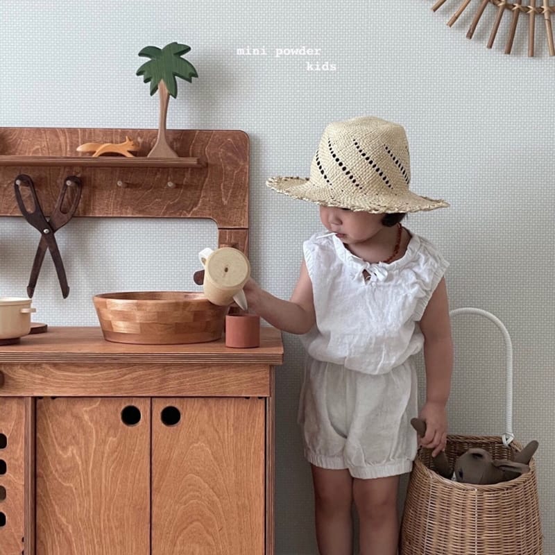 MINI POWDER - Korean Children Fashion - #Kfashion4kids - Banding Top Bottom Set - 11
