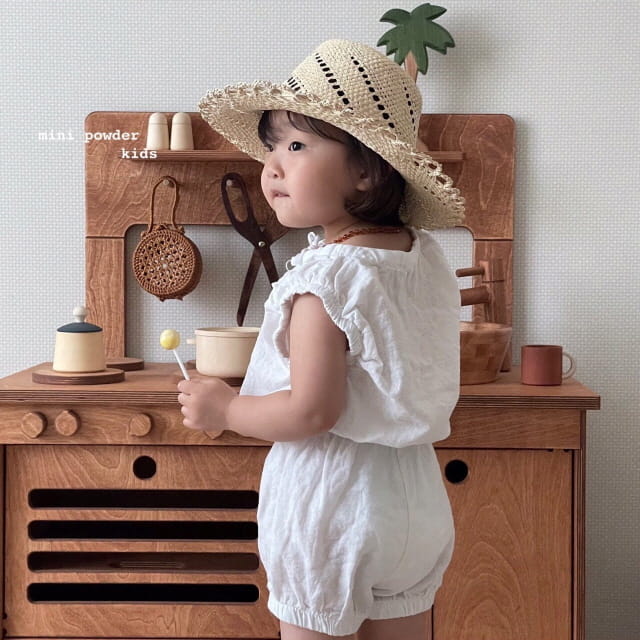 MINI POWDER - Korean Children Fashion - #Kfashion4kids - Banding Top Bottom Set - 3
