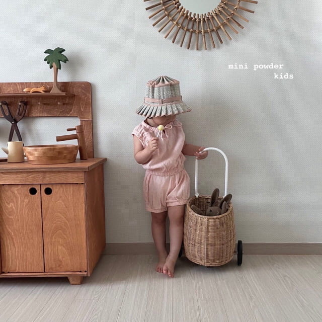 MINI POWDER - Korean Children Fashion - #Kfashion4kids - Banding Top Bottom Set - 5