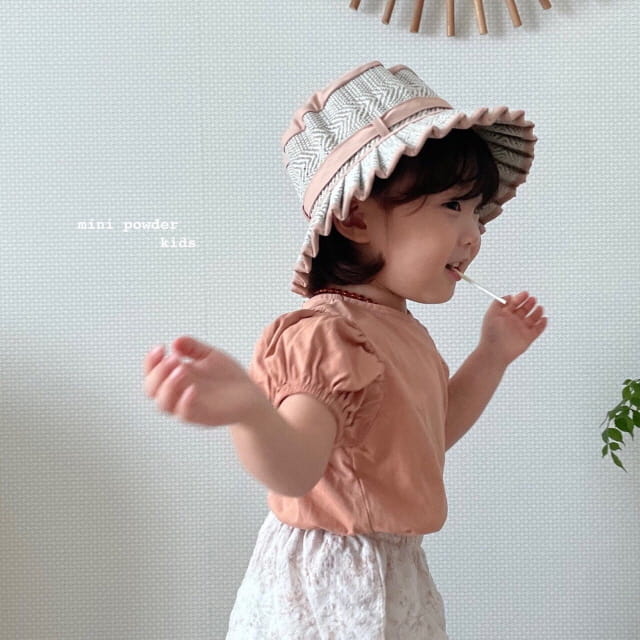 MINI POWDER - Korean Children Fashion - #Kfashion4kids - Puff Sleeve Tee - 4