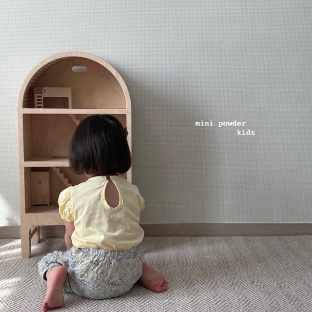 MINI POWDER - Korean Children Fashion - #Kfashion4kids - Puff Sleeve Tee - 5