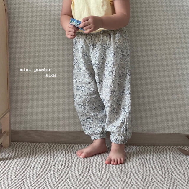 MINI POWDER - Korean Children Fashion - #Kfashion4kids - Flower Sausage Pants - 12