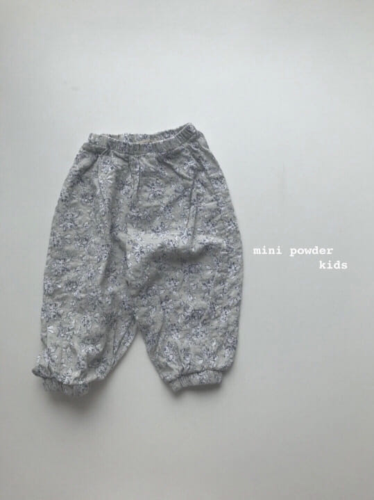 MINI POWDER - Korean Children Fashion - #Kfashion4kids - Flower Sausage Pants - 9