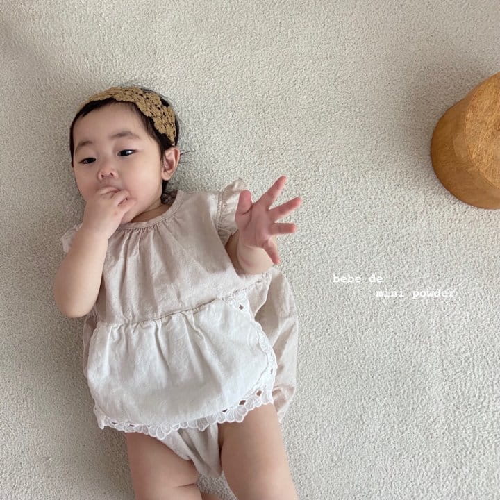 MINI POWDER - Korean Children Fashion - #Kfashion4kids - Apron Bodysuit - 10