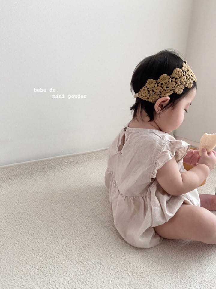 MINI POWDER - Korean Children Fashion - #Kfashion4kids - Apron Bodysuit - 12
