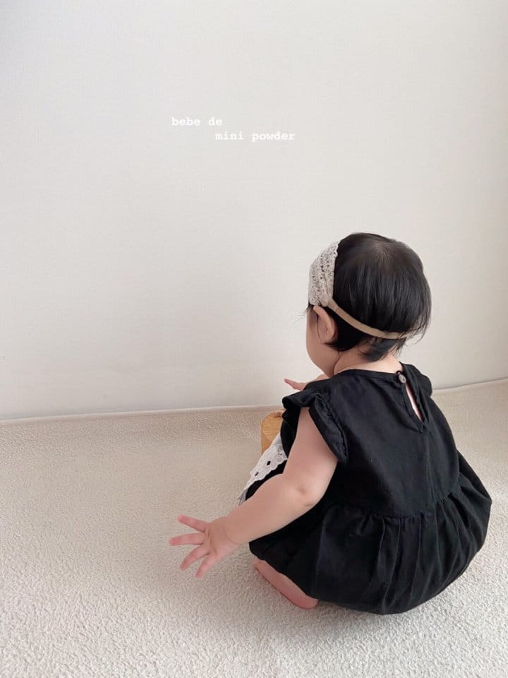 MINI POWDER - Korean Children Fashion - #Kfashion4kids - Apron Bodysuit - 4