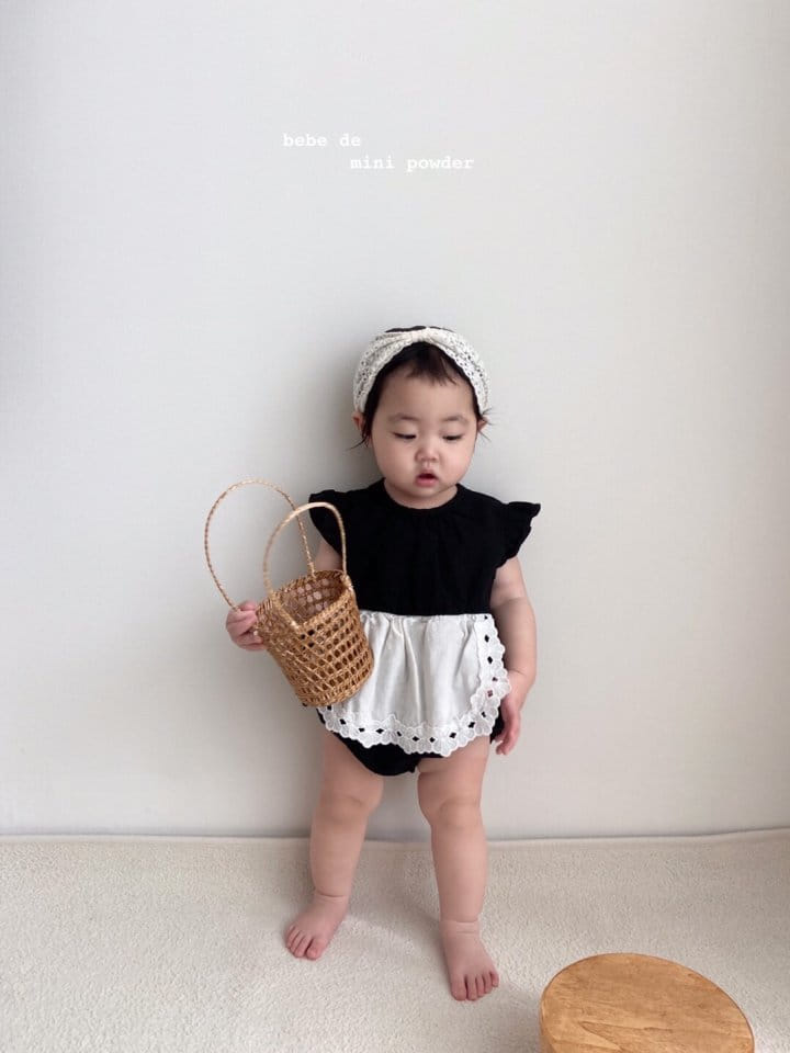 MINI POWDER - Korean Children Fashion - #Kfashion4kids - Apron Bodysuit - 5