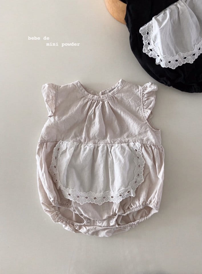 MINI POWDER - Korean Children Fashion - #Kfashion4kids - Apron Bodysuit - 7