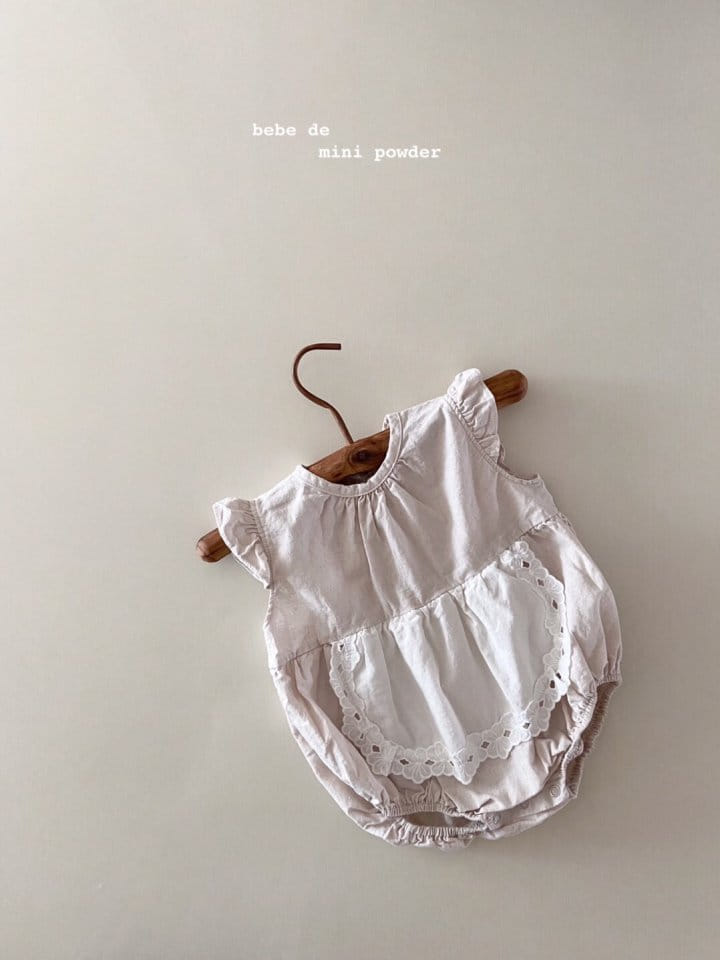 MINI POWDER - Korean Children Fashion - #Kfashion4kids - Apron Bodysuit - 8