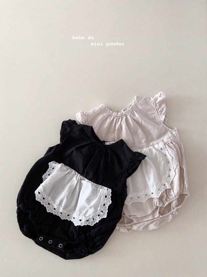MINI POWDER - Korean Children Fashion - #Kfashion4kids - Apron Bodysuit - 9
