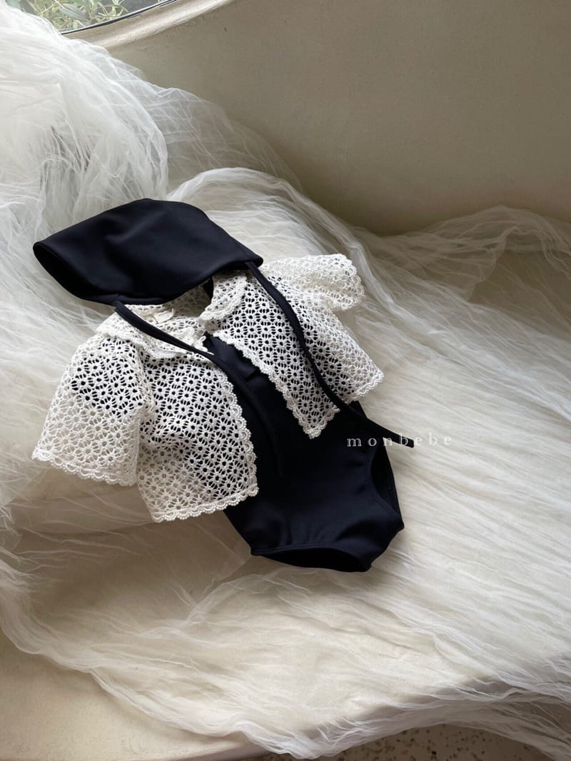 MONBEBE - Korean Children Fashion - #Kfashion4kids - Roro Swimsuit with bonnet - 10