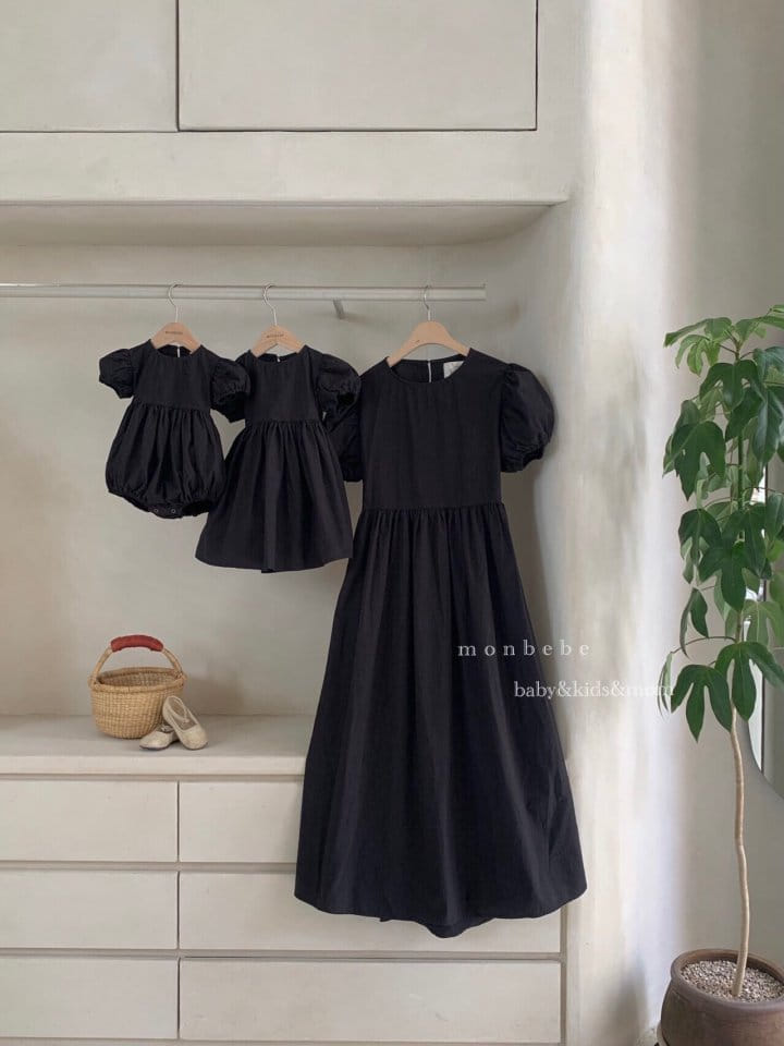 MONBEBE - Korean Children Fashion - #Kfashion4kids - Sole One-piece with Mom - 3