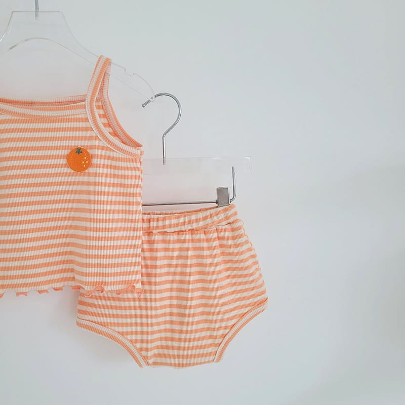 MOS BEBE - Korean Children Fashion - #Kfashion4kids - Sweet Top Bottom Set - 10