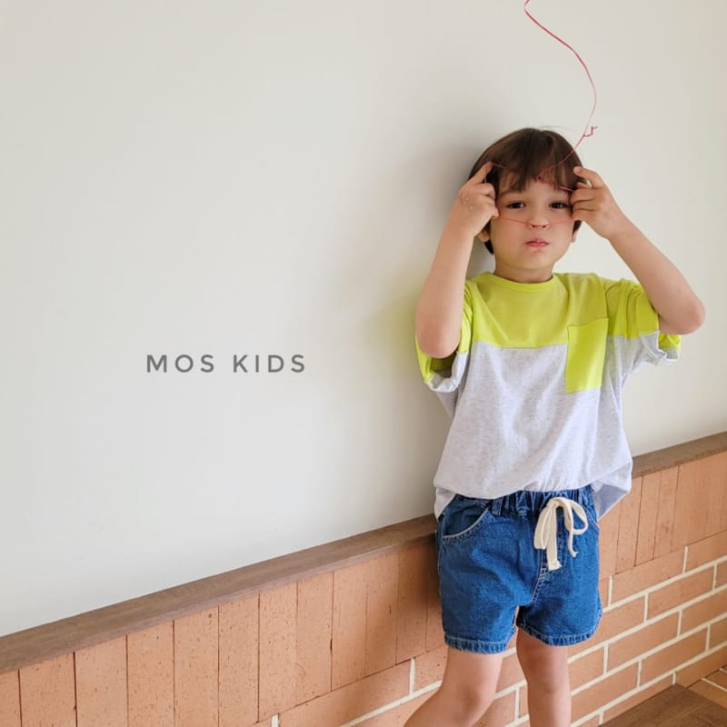 MOS BEBE - Korean Children Fashion - #Kfashion4kids - Color Pocket Tee