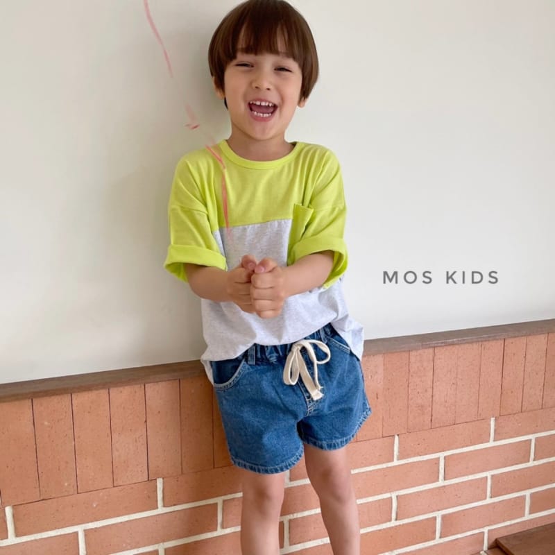 MOS BEBE - Korean Children Fashion - #Kfashion4kids - Color Pocket Tee - 2