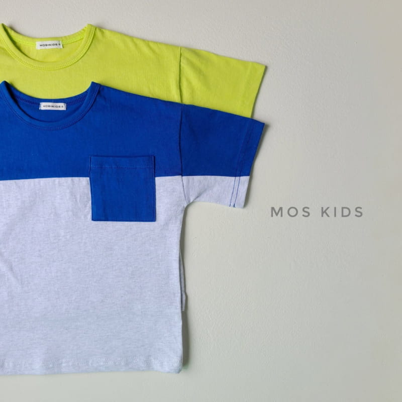 MOS BEBE - Korean Children Fashion - #Kfashion4kids - Color Pocket Tee - 6