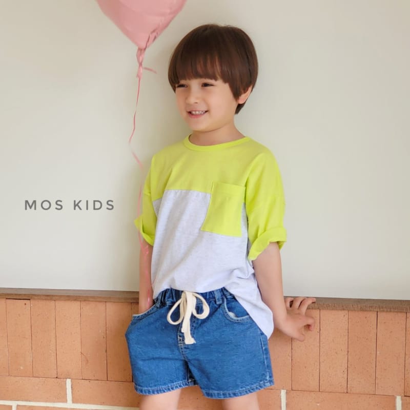 MOS BEBE - Korean Children Fashion - #Kfashion4kids - Color Pocket Tee - 8