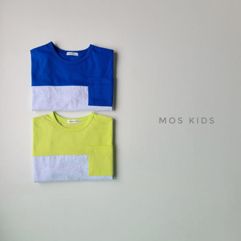 MOS BEBE - Korean Children Fashion - #Kfashion4kids - Color Pocket Tee - 9